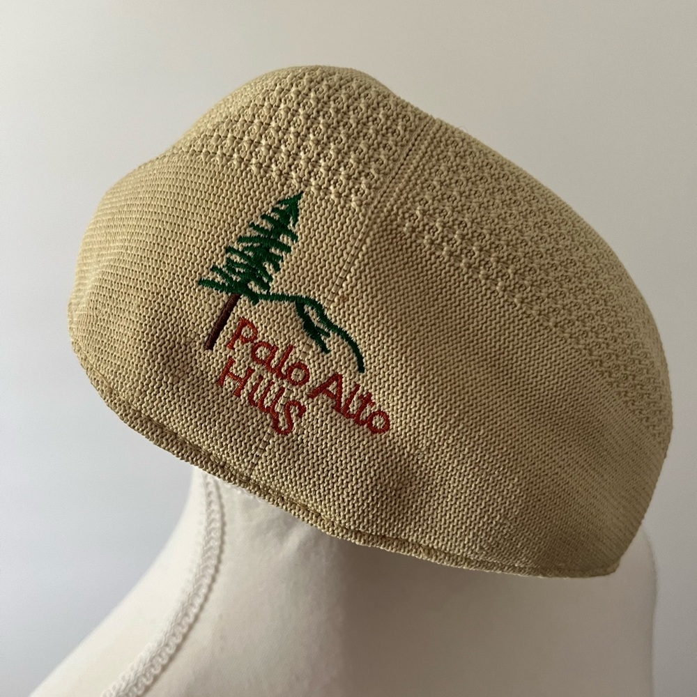 Imperial Headwear Los Altos Hills Club Logo Golf Flat Cap Size M